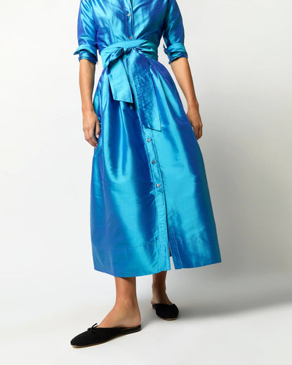 Classic Shirtwaist Maxi Dress