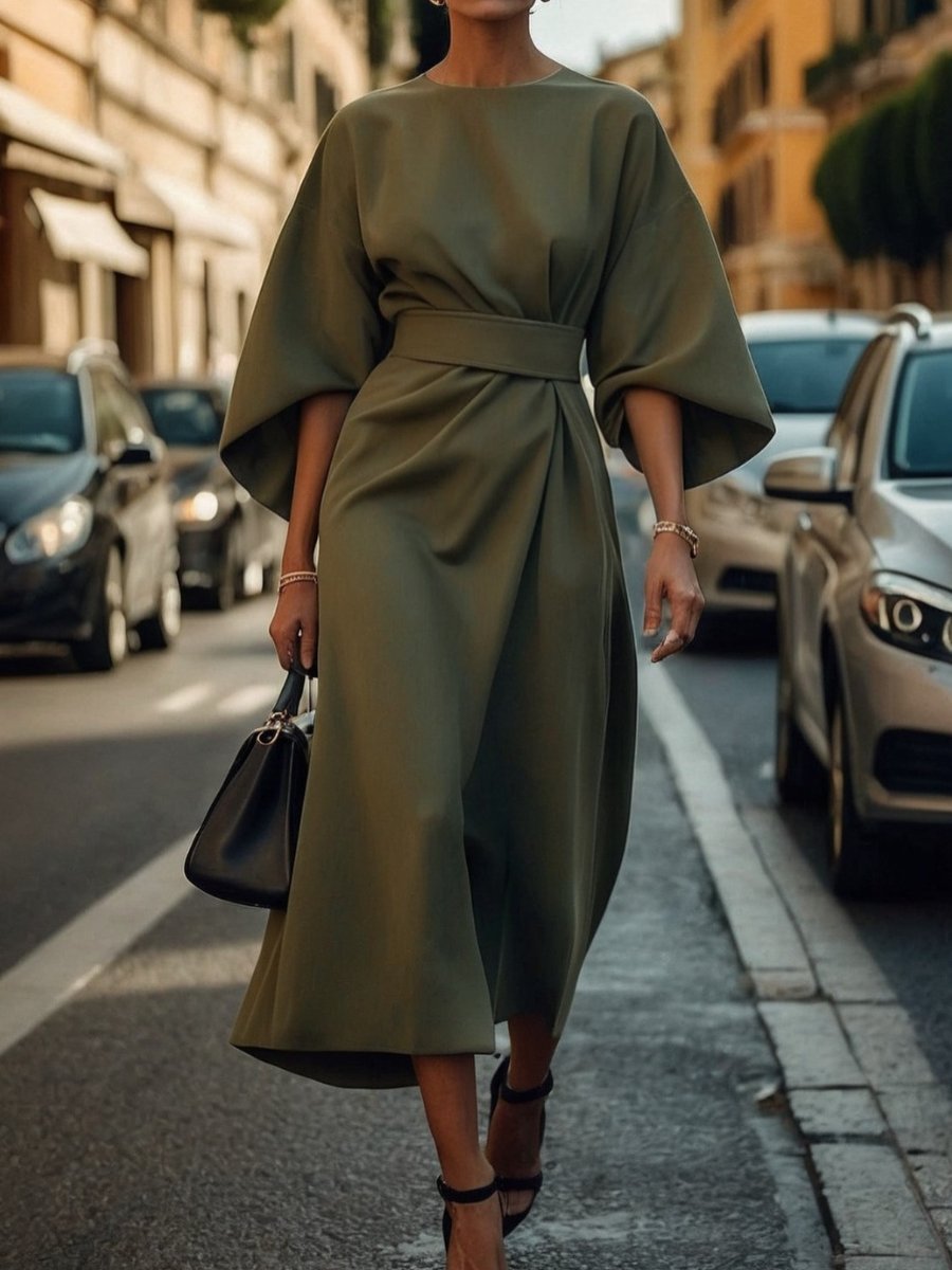 Elegant Italy Style Maxi Dress